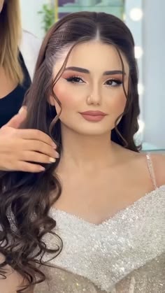 Soft glam makeup look
